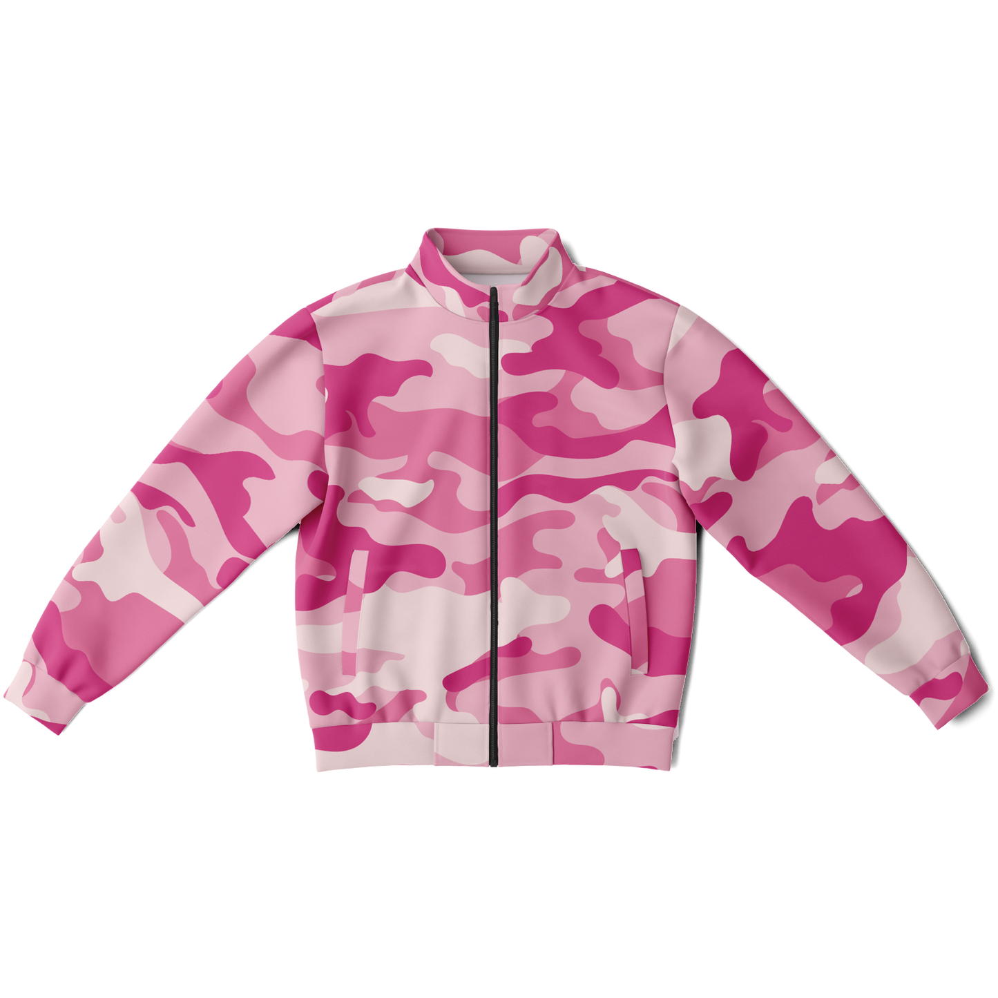 Camo Track Jacket | Lavender Pink Camouflage