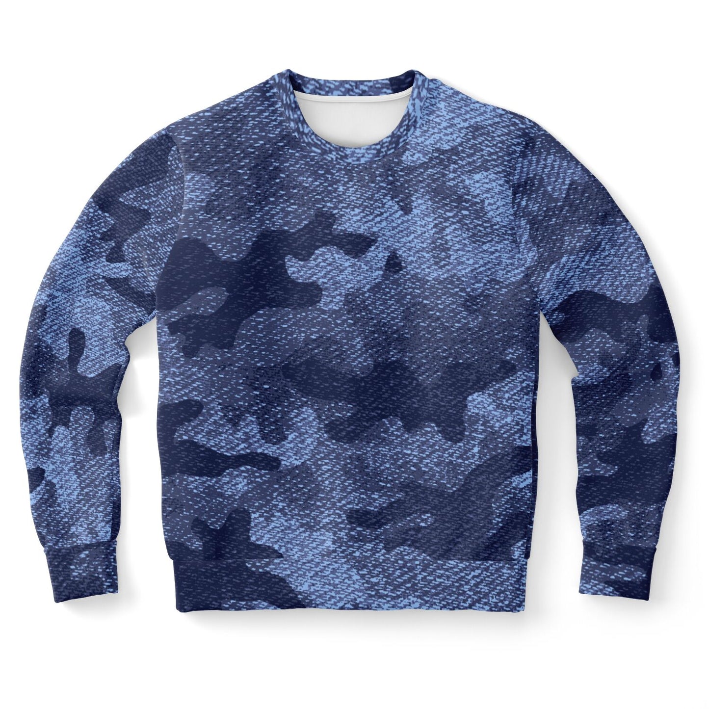 Camo Sweatshirt | Unisex | Denim Blue