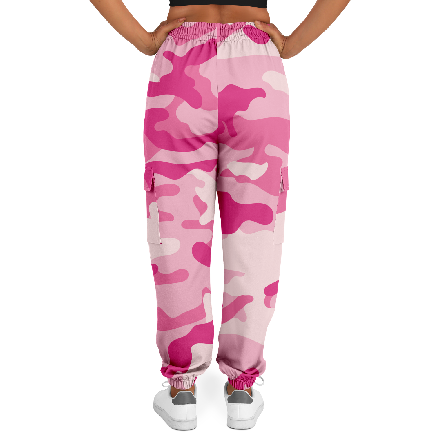 Camo Cargo Pants | Unisex | Lavender Pink Camouflage