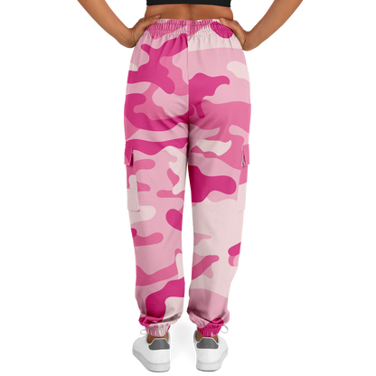 Camo Cargo Pants | Unisex | Lavender Pink Camouflage