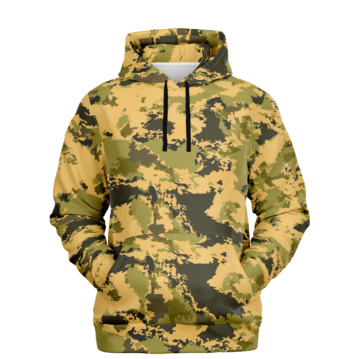 Green Camo Hoodie | Watercolor Desert Camouflage