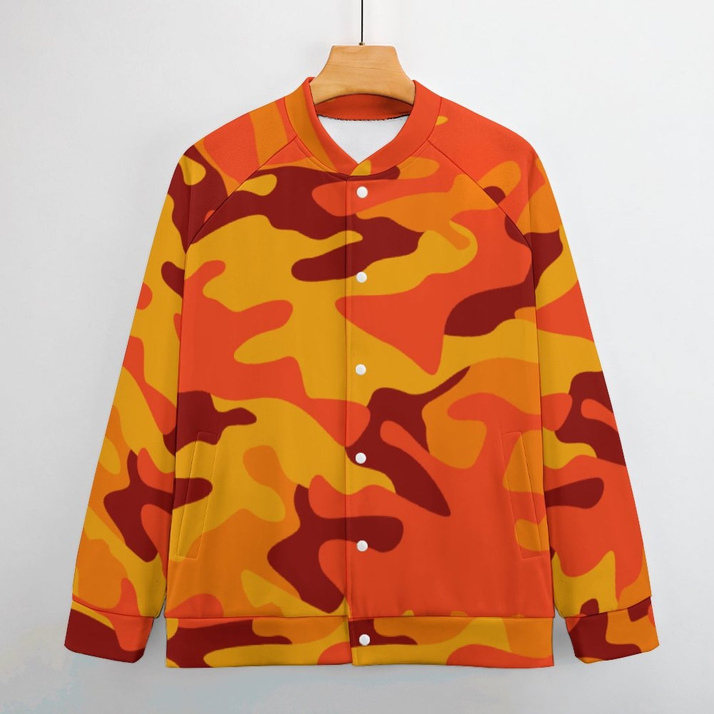 Men's Camo Jacket | Orange & Red Camouflage