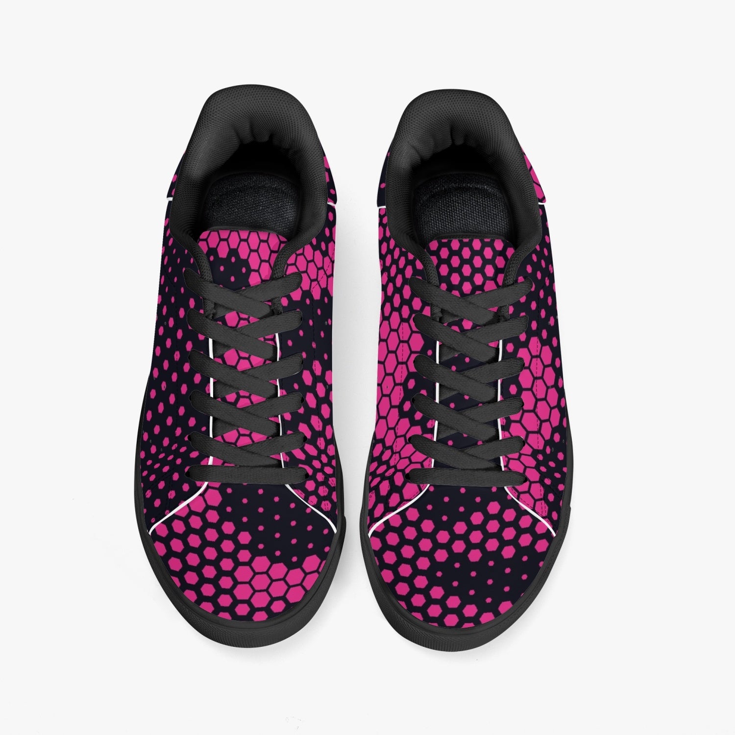 Camo Sneakers | Classic Low-Top Leather | Digital Pink