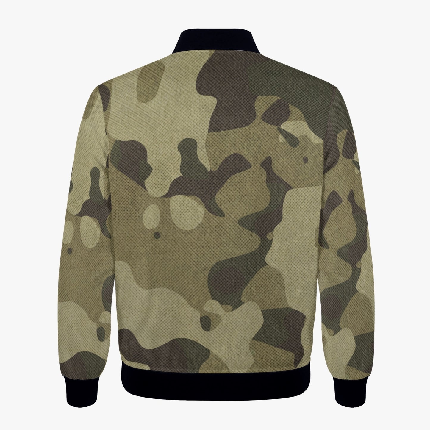 Women's Camo Bomber Jacket | Green Fabric Camouflage