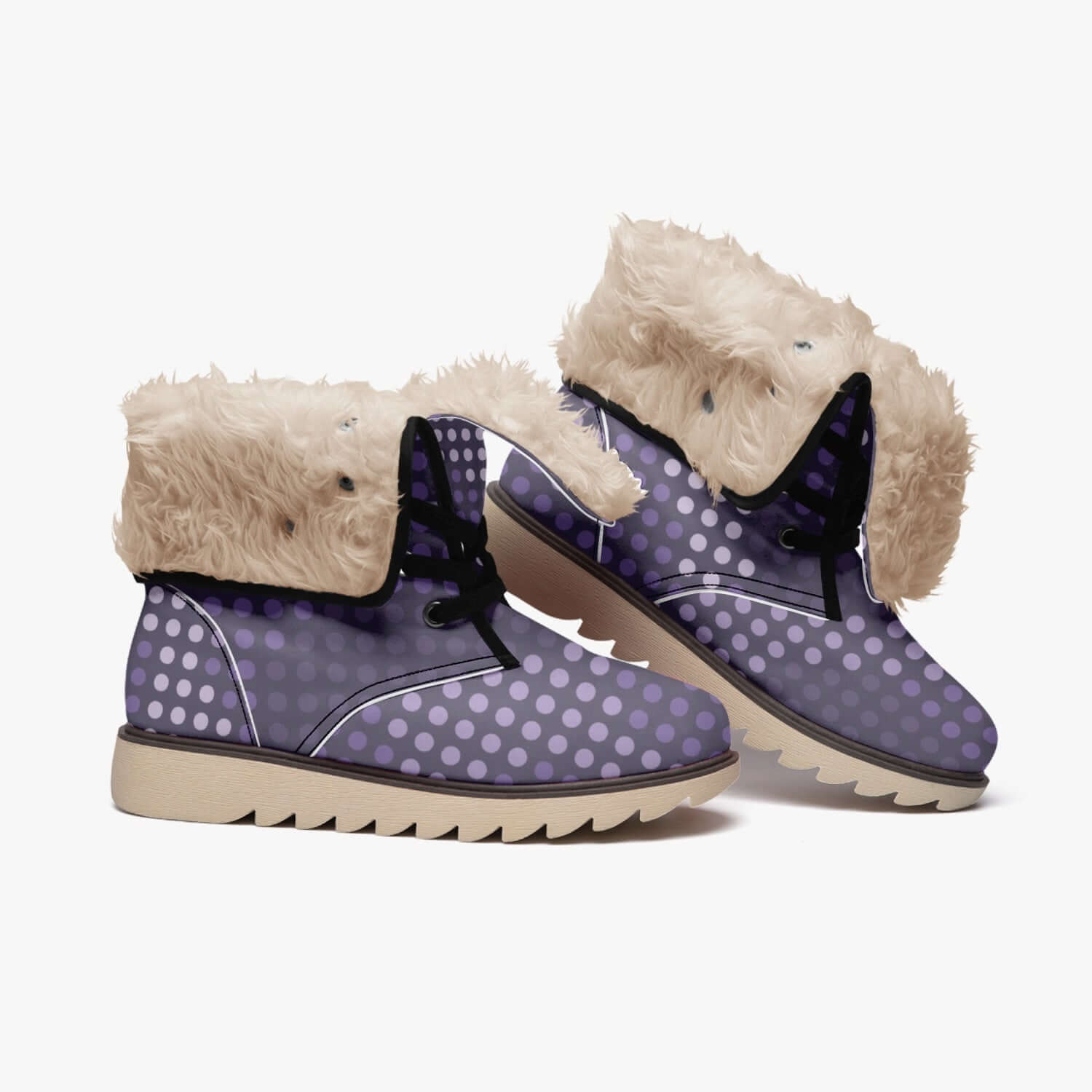 Camo Boots | Blue LED Cotton-Pad Fur Lining