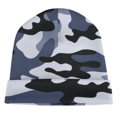 Camo Beanie | Light Blue Camouflage