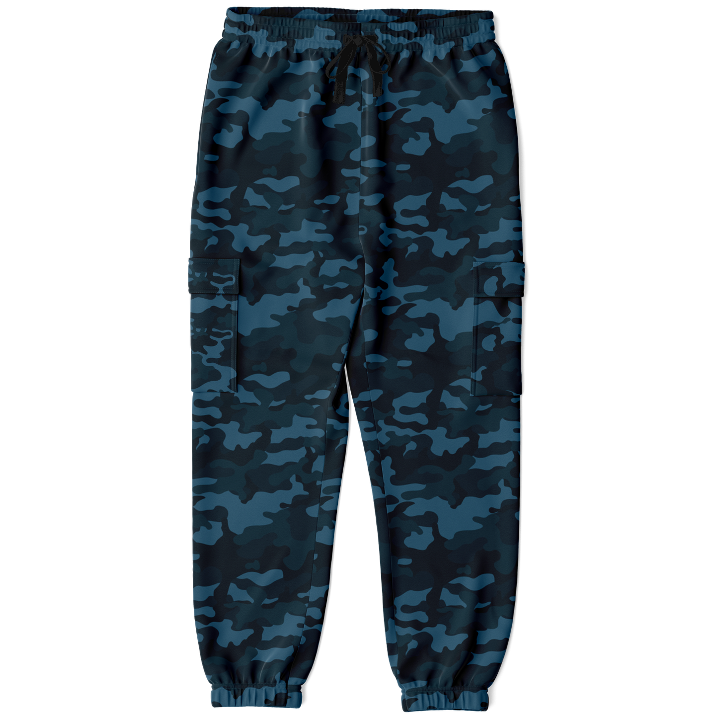 Dark Blue Camo Cargo Pants | Unisex