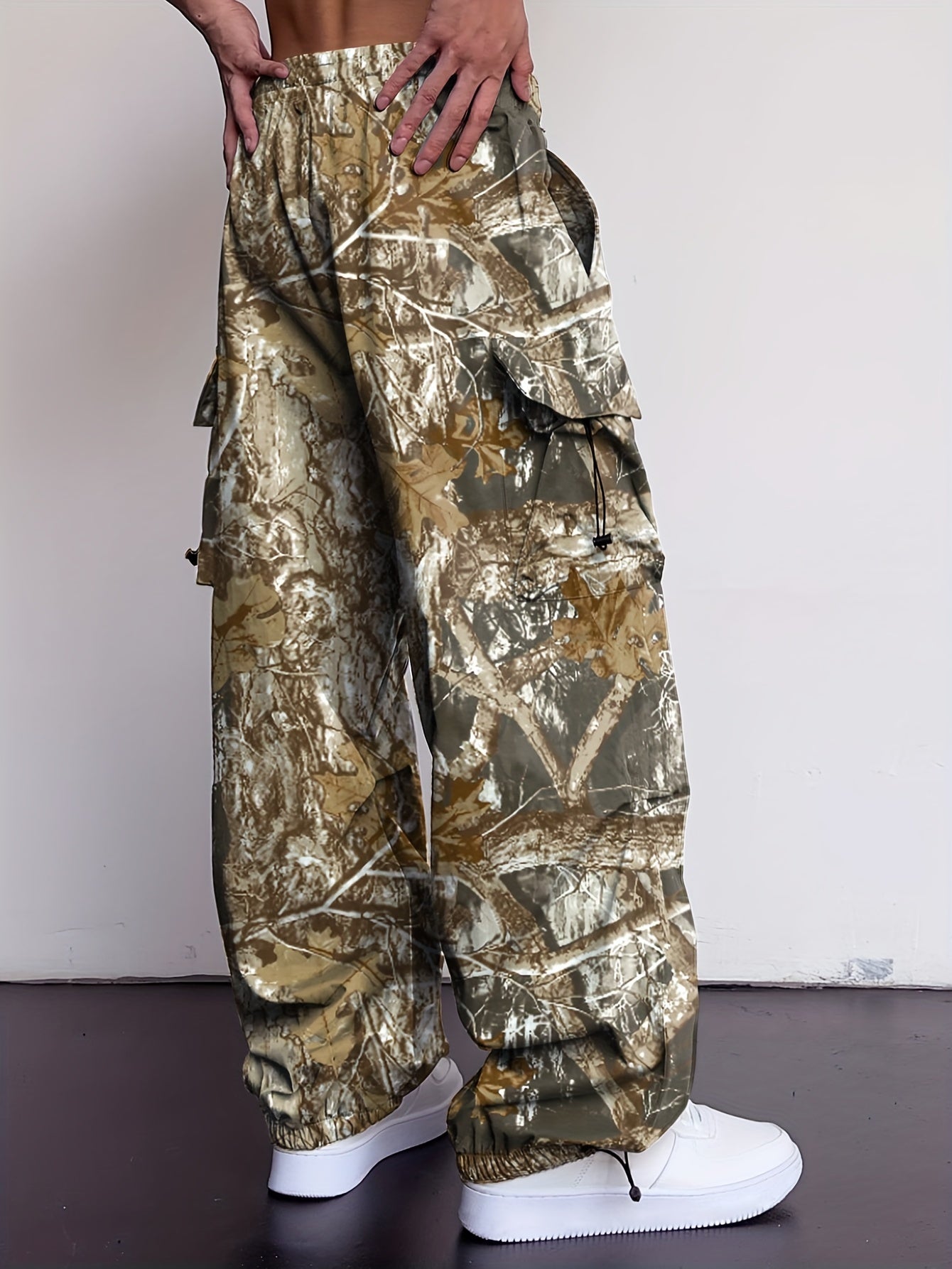 Men's Camo Cargo Pants | Loose Fit With Multiple Pockets