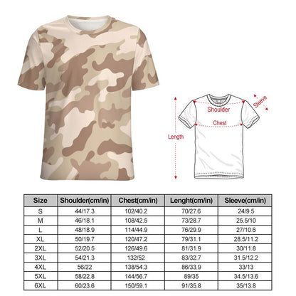 Camo Shirt | Desert Brown Camouflage T