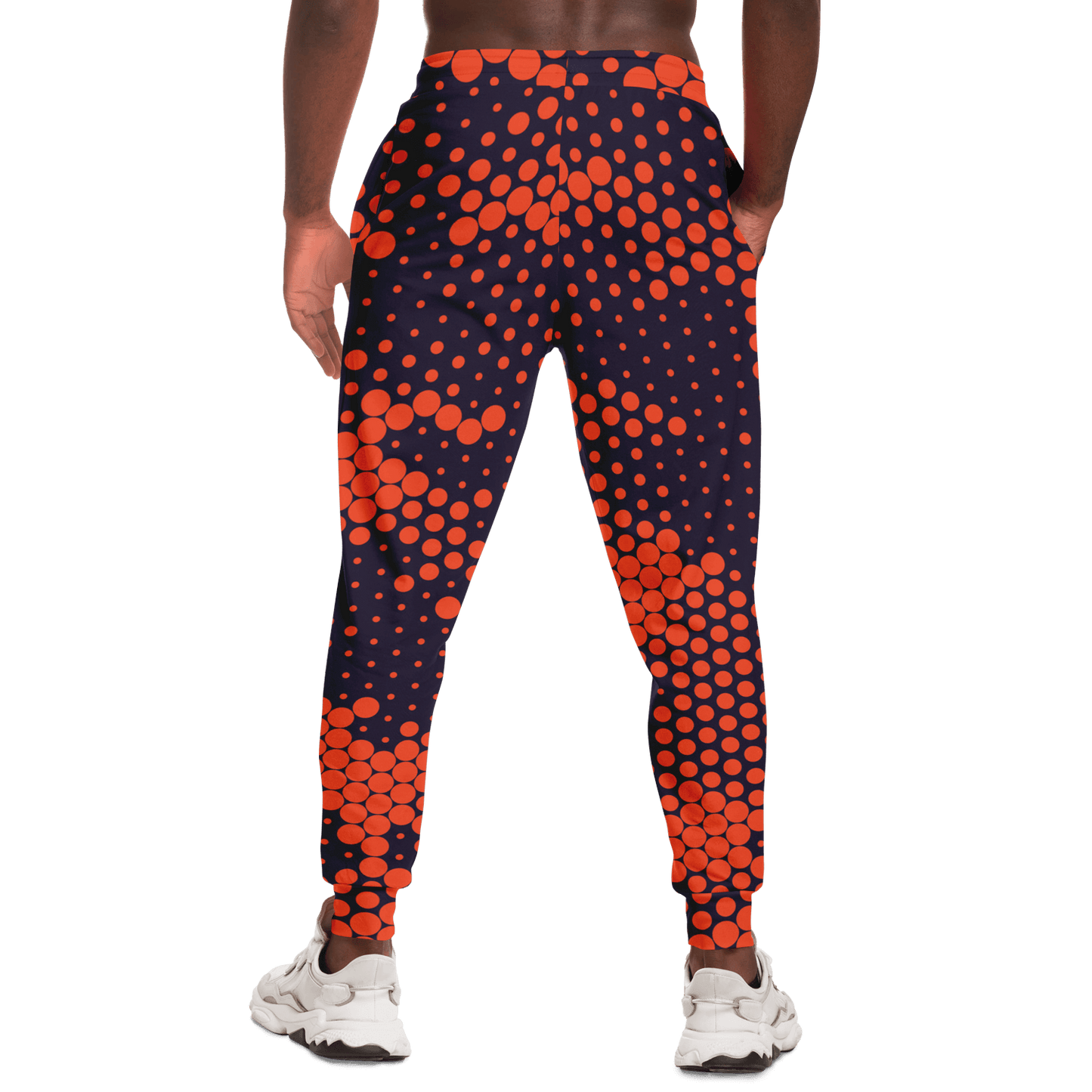 Camo Joggers | Unisex | Orange & Blue Digital