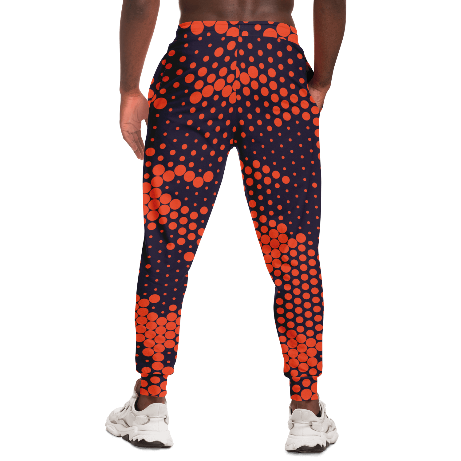 Camo Joggers | Unisex | Orange & Blue Digital