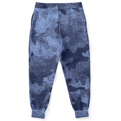 Camo Joggers | Unisex | Denim Blue