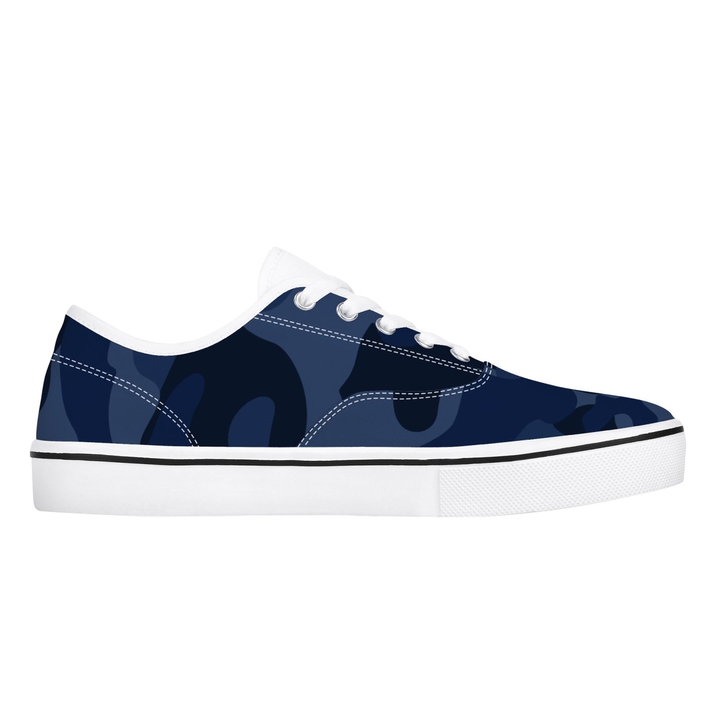 Camo Skate Shoes | Deep Blue Camouflage