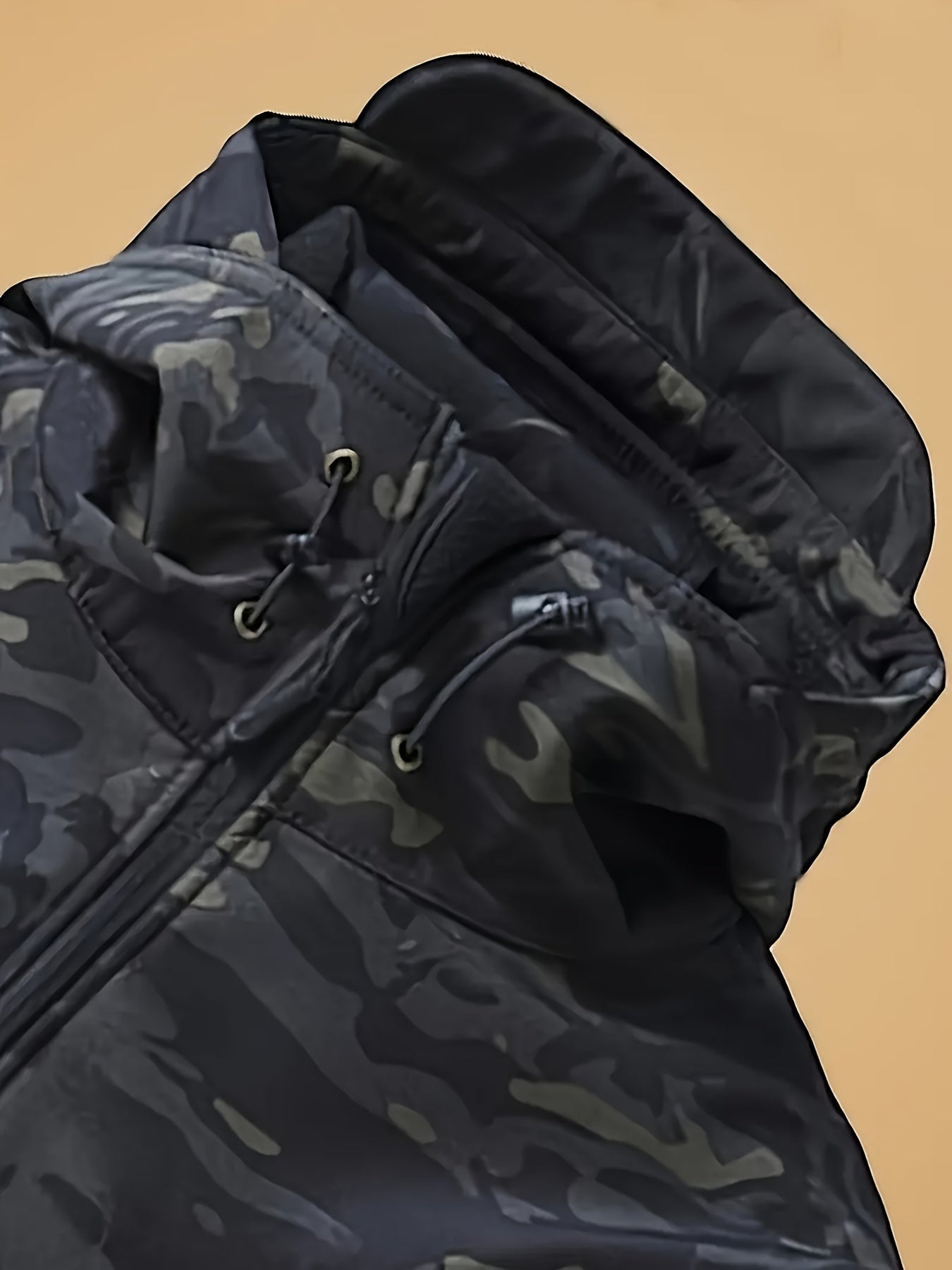 Men's Camo Softshell Jacket | Waterproof Hooded Outdoor Gear