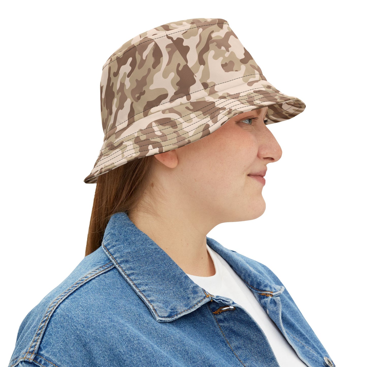 Camo Bucket Hat | Desert Brown Camouflage