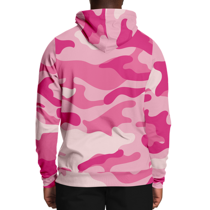 Camo Hoodie | Lavender Pink Camouflage Pullover