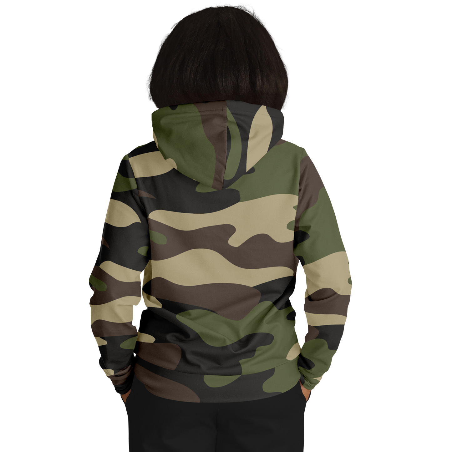 Camo Hoodie | Classic Green Camouflage Pullover