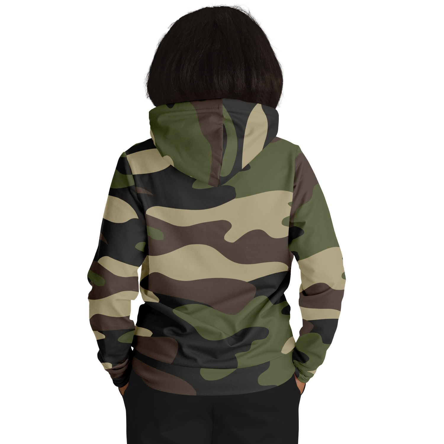 Camo Hoodie | Classic Green Camouflage Pullover