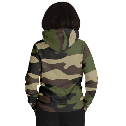 Camo Hoodie | Classic Green Camouflage Pullover