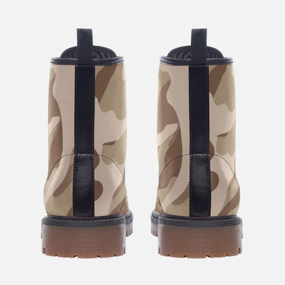 Camo Boots | Leather Camouflage in Desert Brown