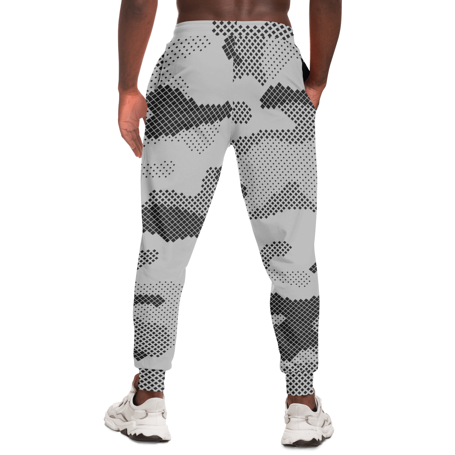 Camo Joggers | Unisex | Black & White Digital