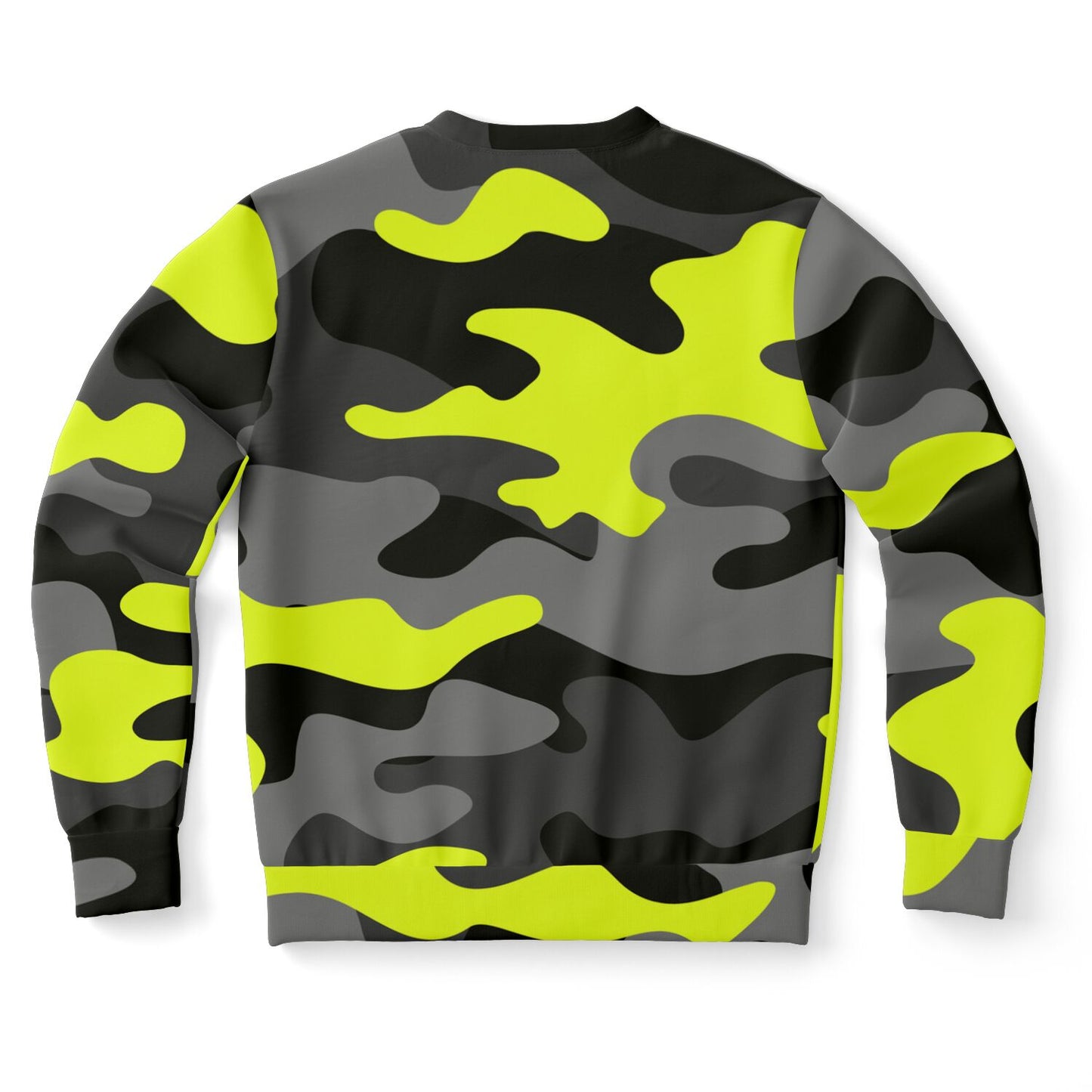 Camo Sweatshirt | Unisex | Black, Gray & Yellow