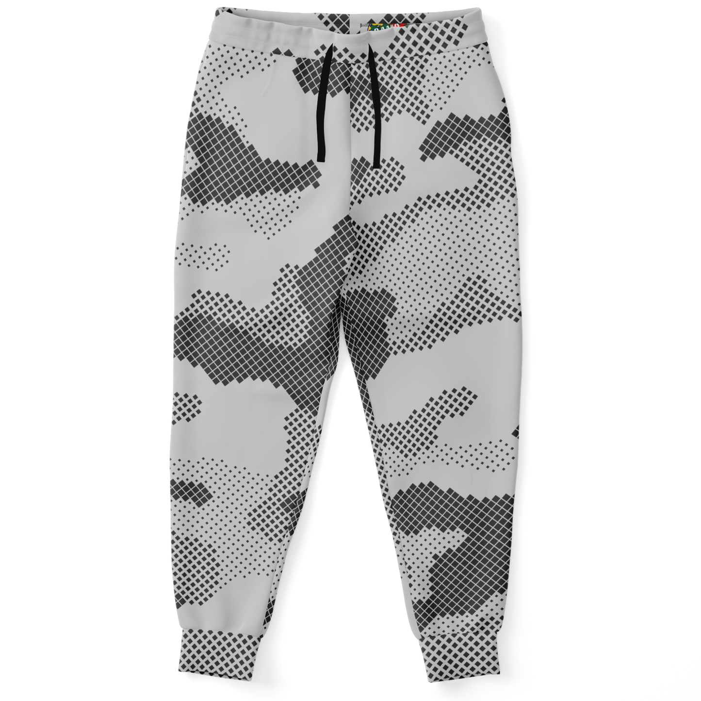 Camo Sweatpants | Black & White Digital Dotted