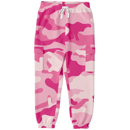 Camo Cargo Pants | Unisex | Lavender Pink Camouflage