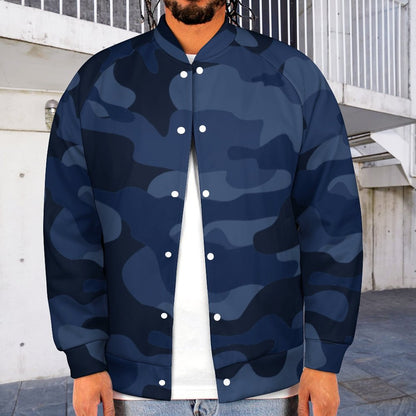 Men's Camo Jacket | Deep Blue Camouflage