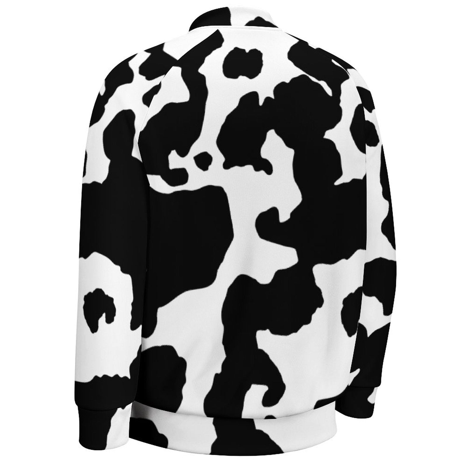 Men's Camo Jacket | Black & White Cow Camouflage