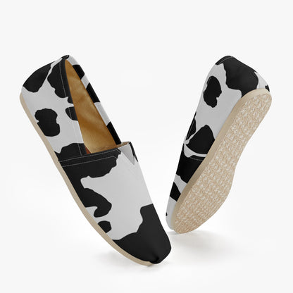 Camo Toms | Black & White Canvas Shoes