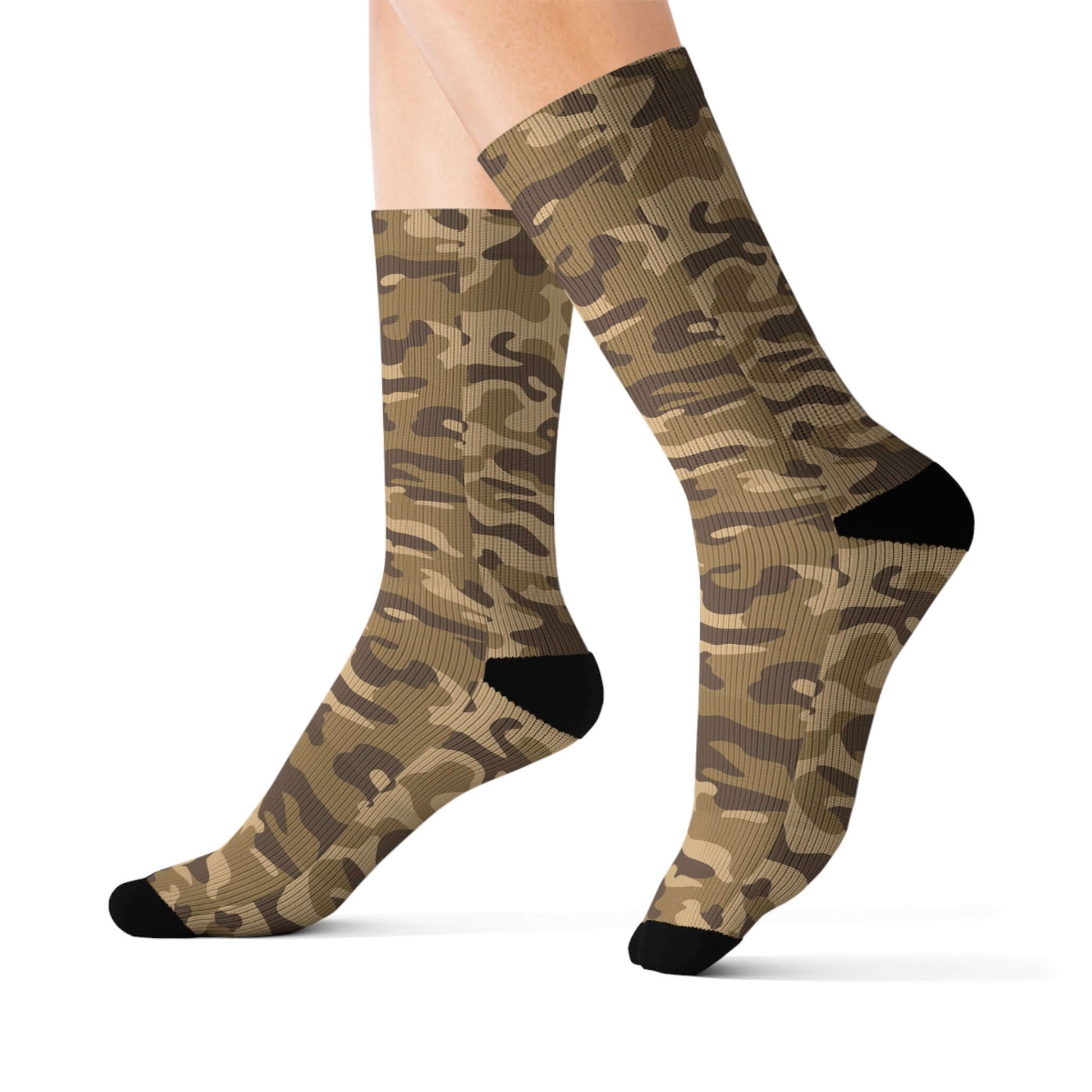 Camo Socks | Khaki Camouflage