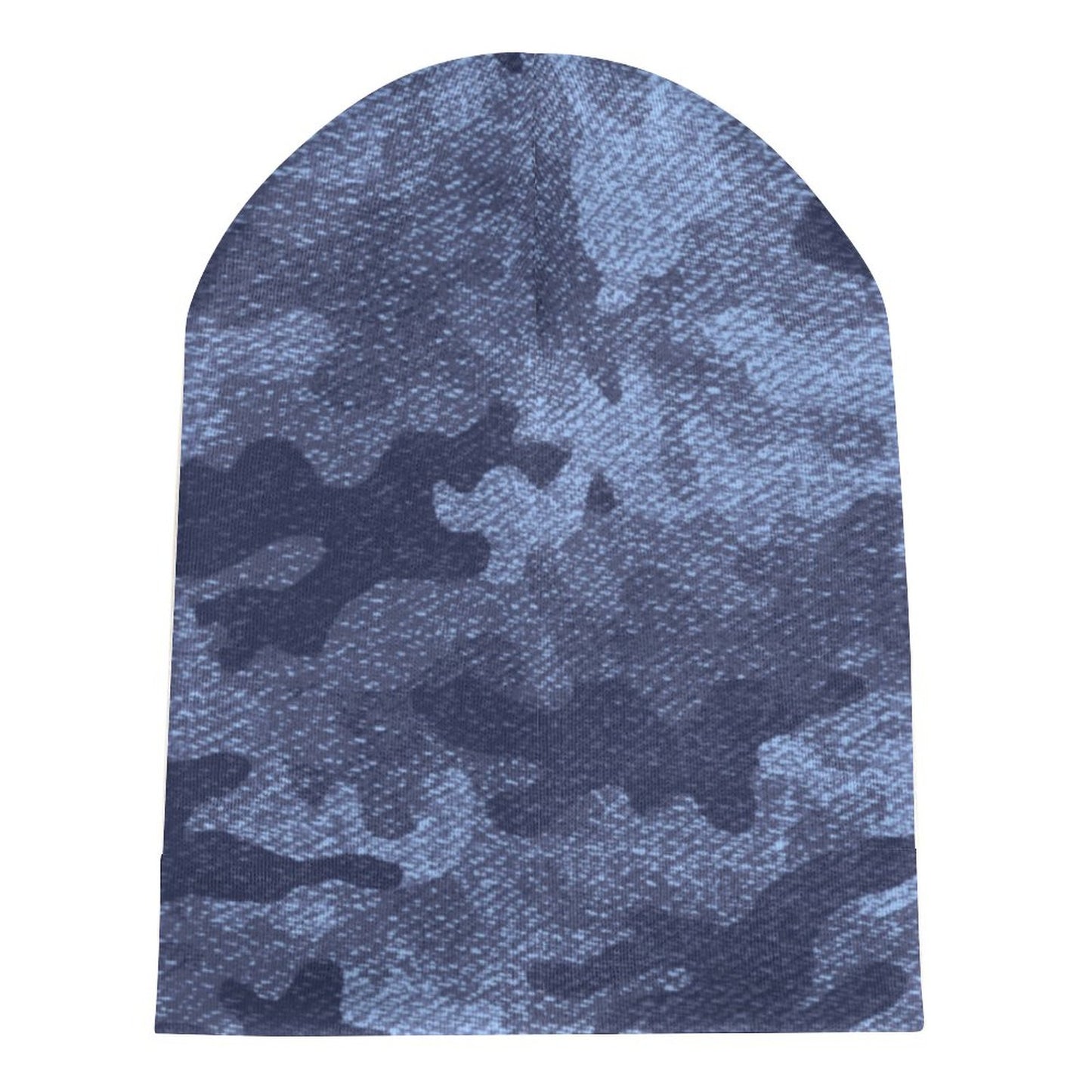 Camo Beanie | Denim Blue Camouflage