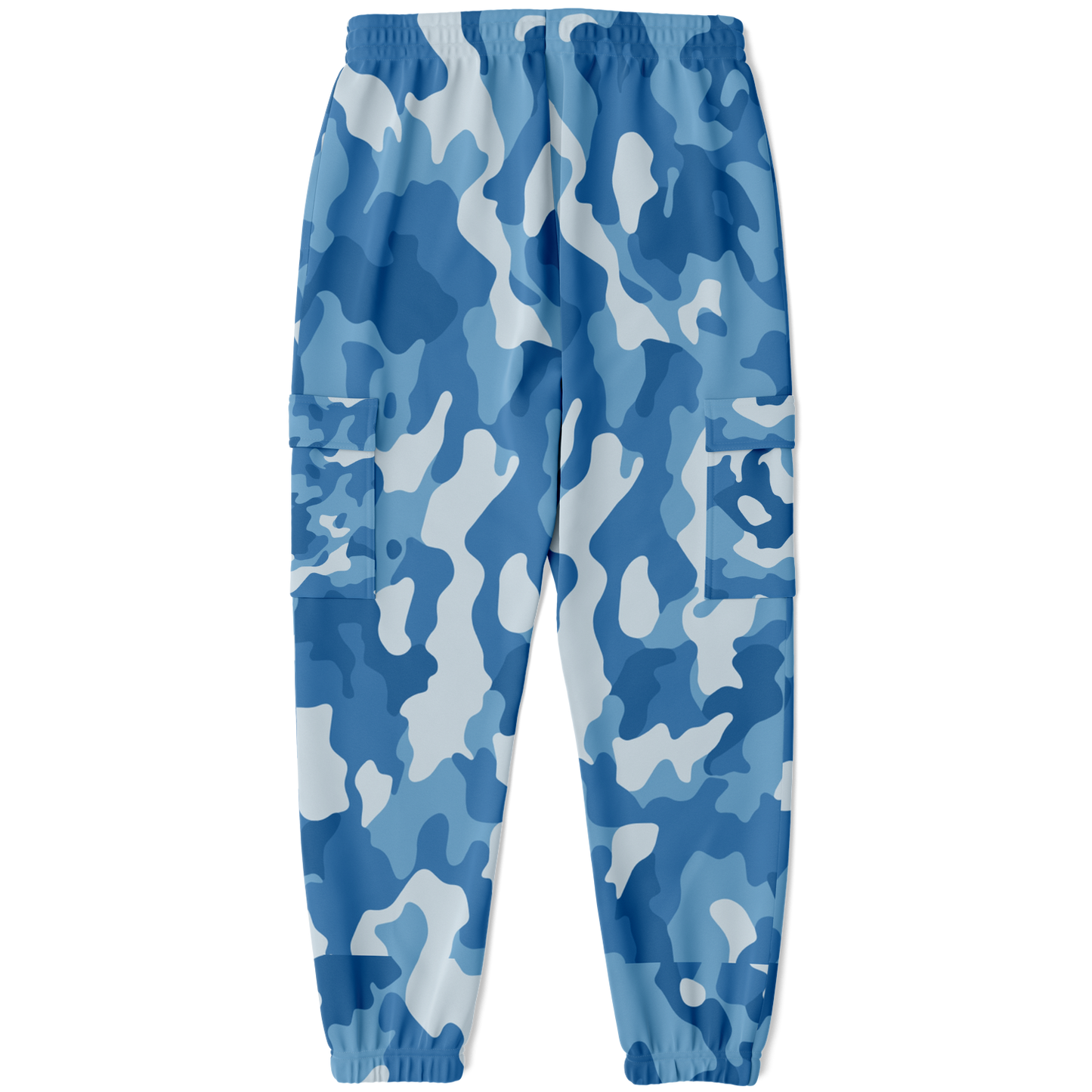 Military Blue Camo Cargo Sweatpants | Unisex