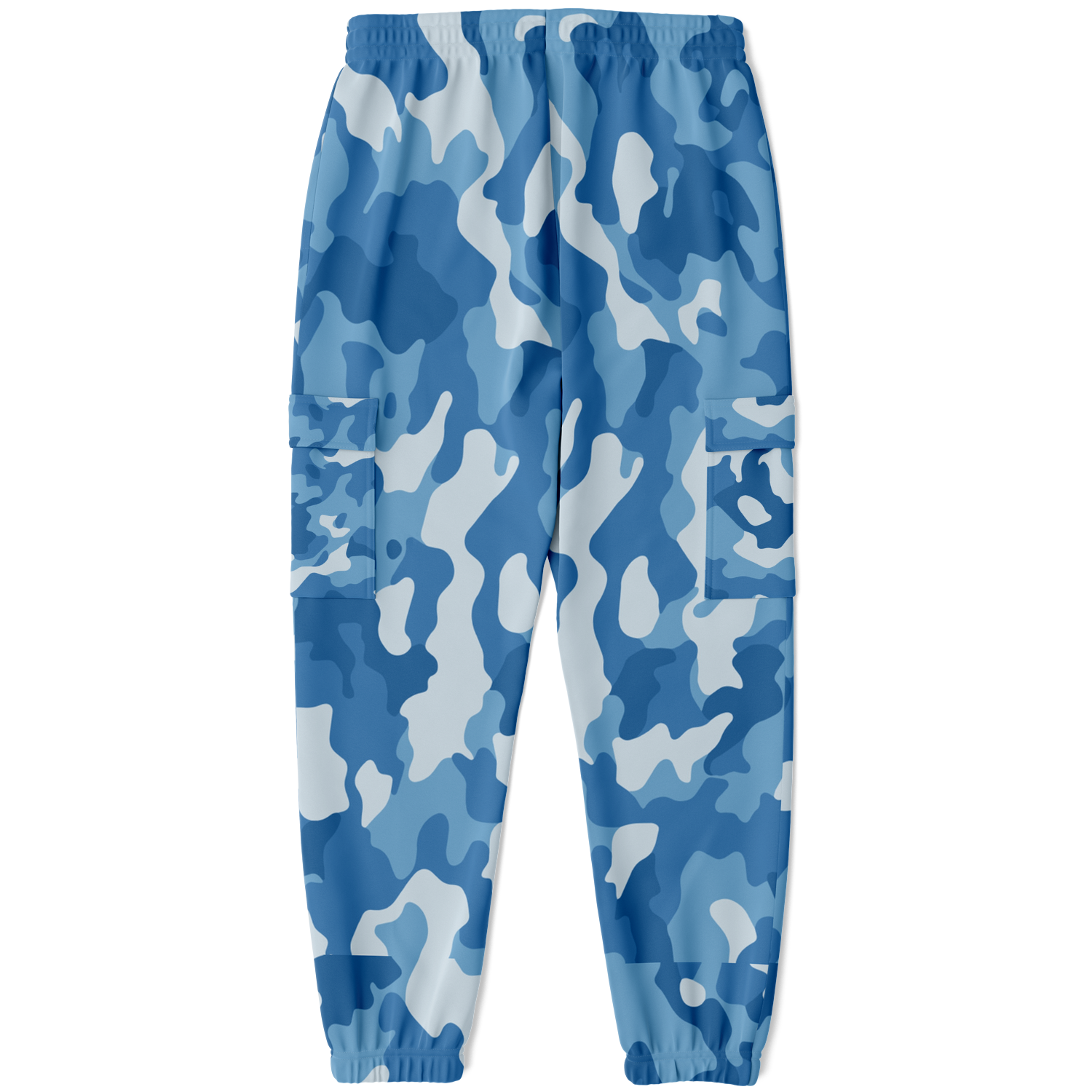 Military Blue Camo Cargo Sweatpants | Unisex