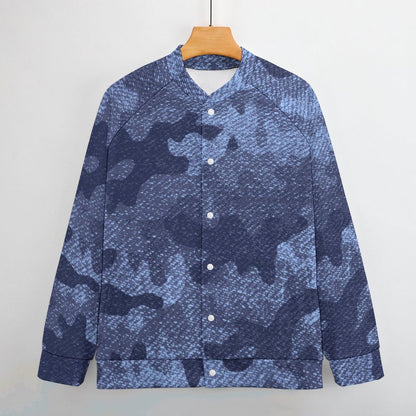 Men's Camo Jacket | Blue Denim Camouflage