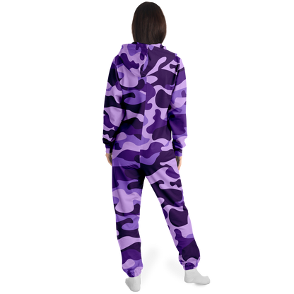 Camo Onesie | Purple, Blue and Mauve Camouflage