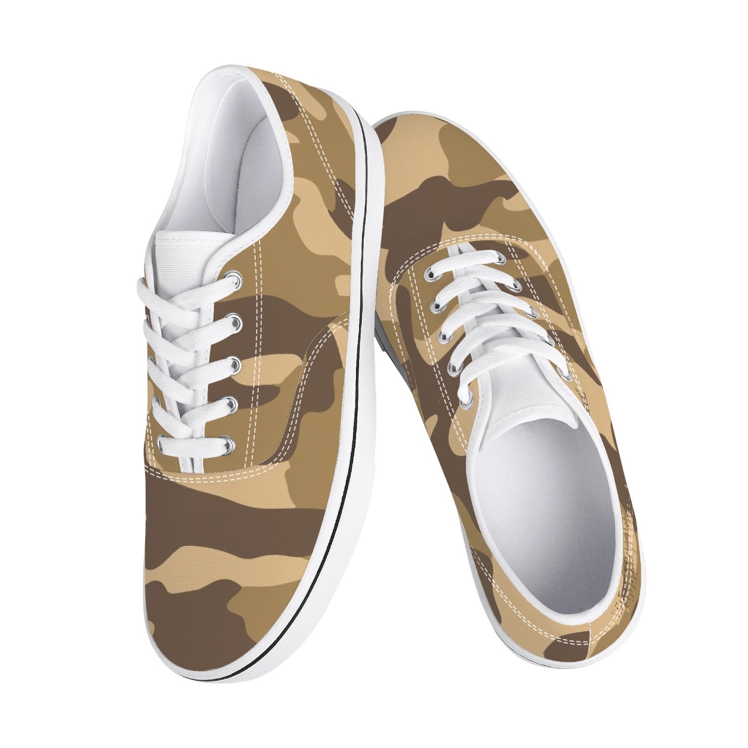 Camo Skate Shoes | Khaki Camouflage