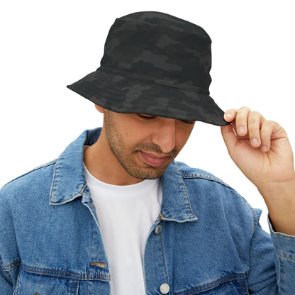 Camo Bucket Hat | Black Camouflage