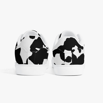 Camo Sneakers | Classic Low-Top Leather | Black & White