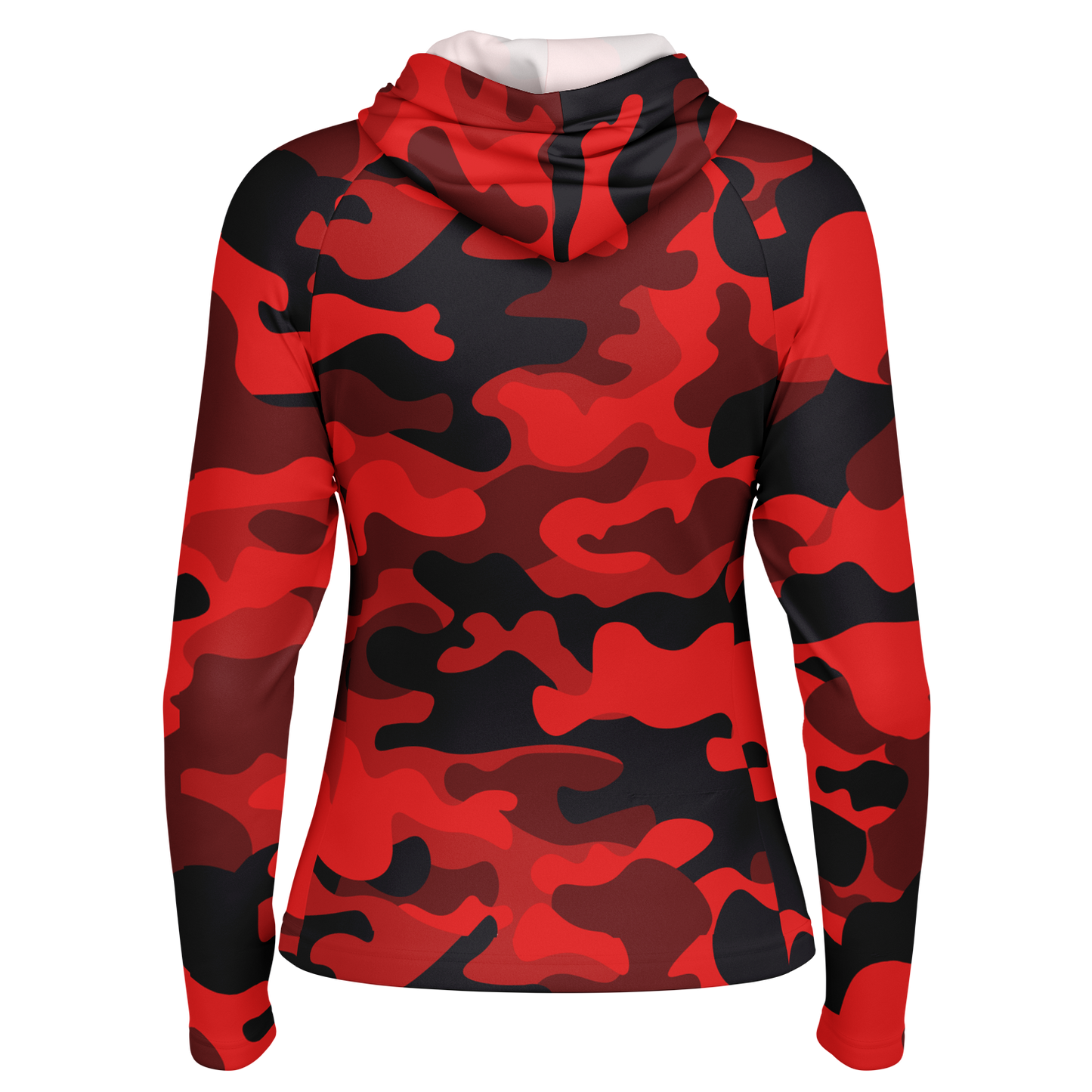 Long Sleeve Performance Shirt for Women | Red & Black Camo