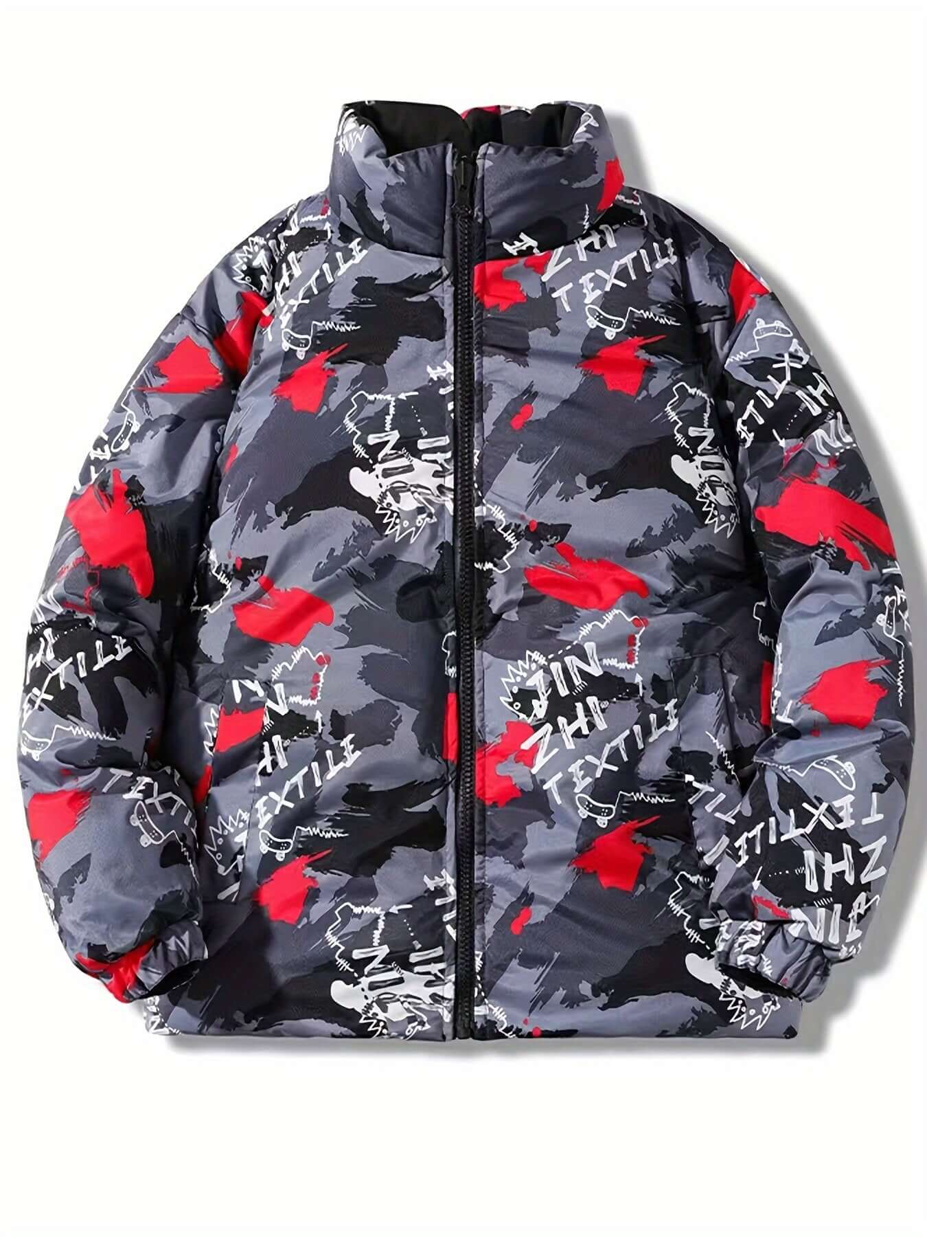Camo Puffer Jackets for Men Rugged Warm Style