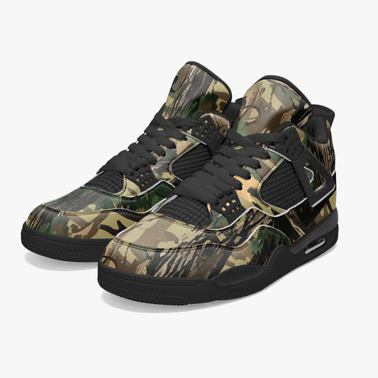 Forest Green Sneakers AJ4 | Hunting Camouflage