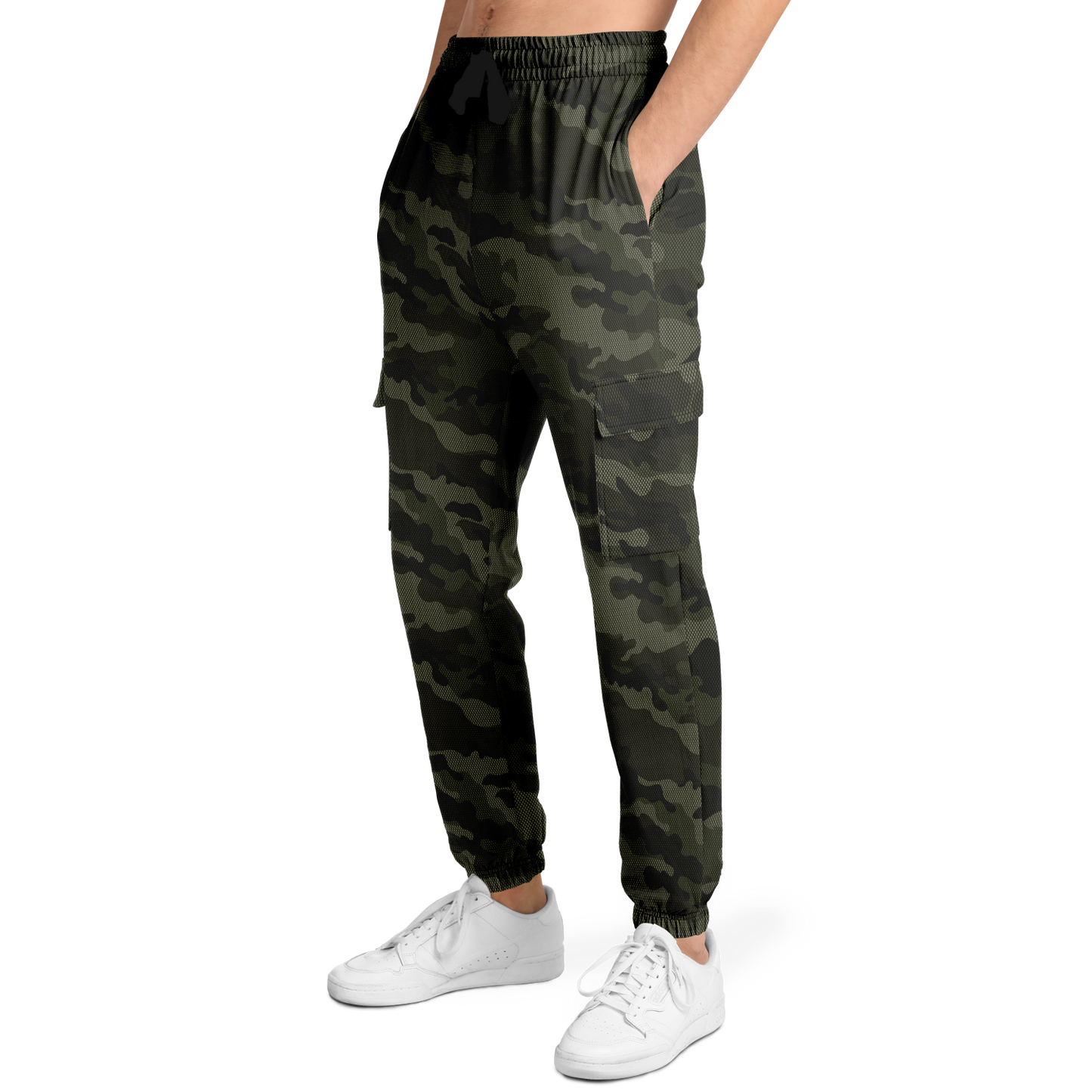 Military Green Camo Cargo Pants | Unisex