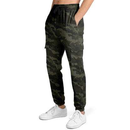 Military Green Camo Cargo Pants | Unisex