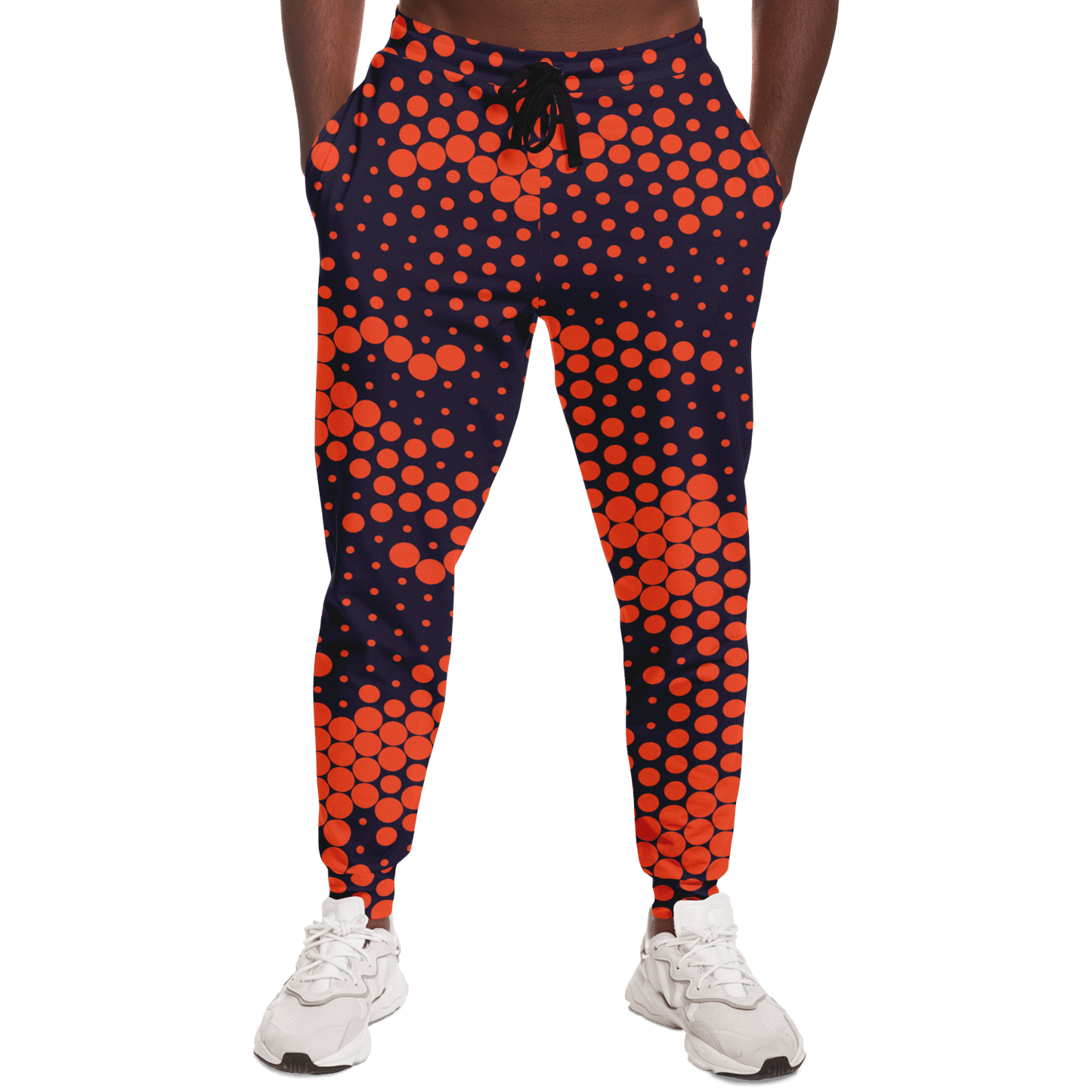 Camo Sweatpants | Unisex | Orange & Blue Digital Camouflage