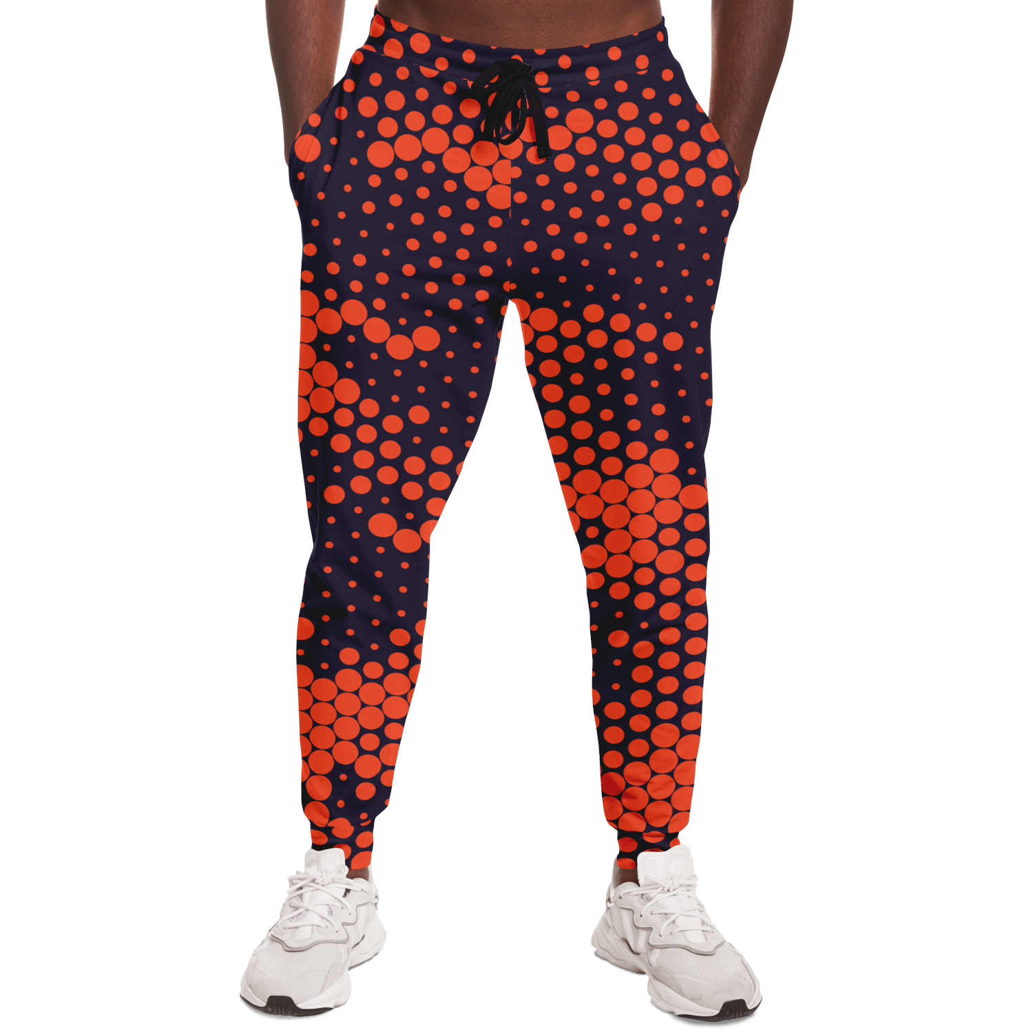 Camo Sweatpants | Unisex | Orange & Blue Digital Camouflage