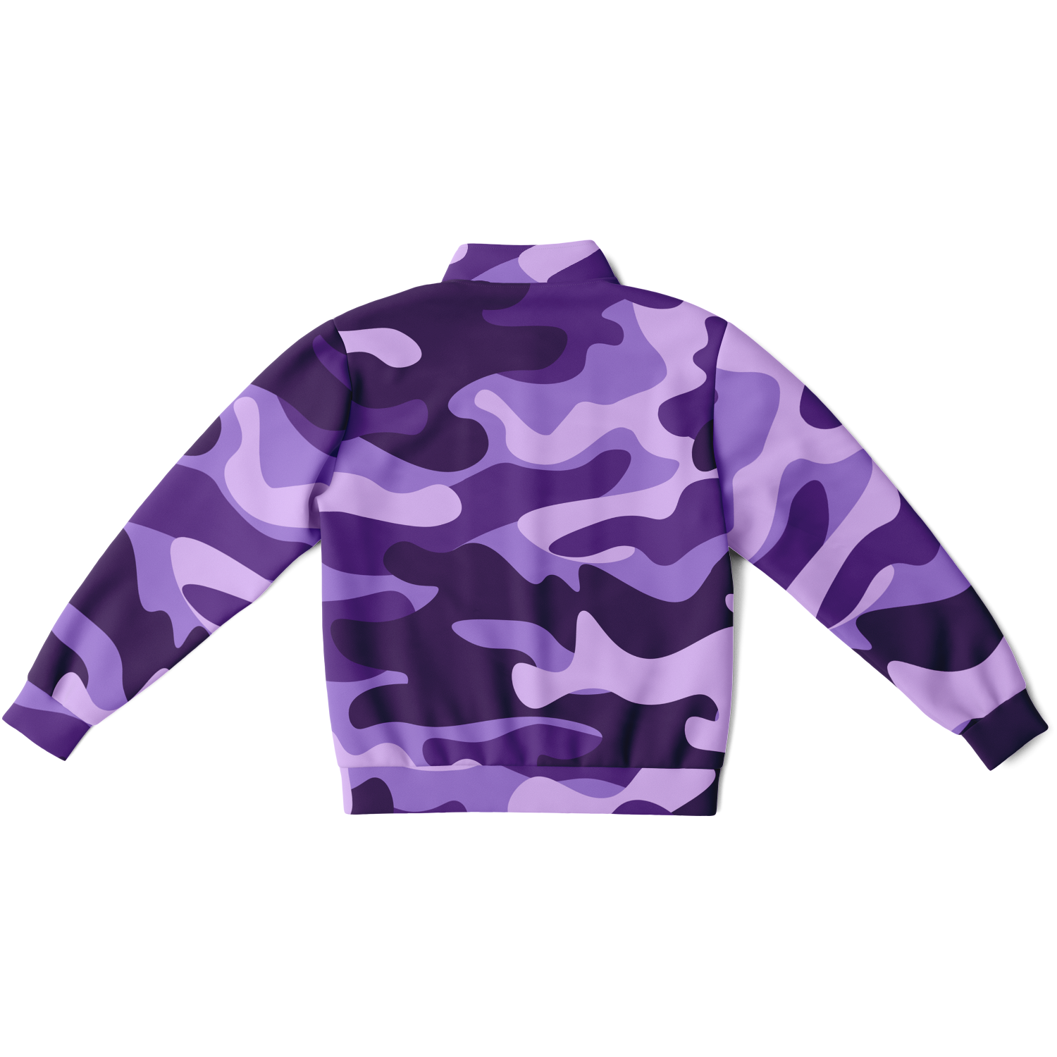 Camo Track Jacket | Purple, Blue & Mauve Camouflage