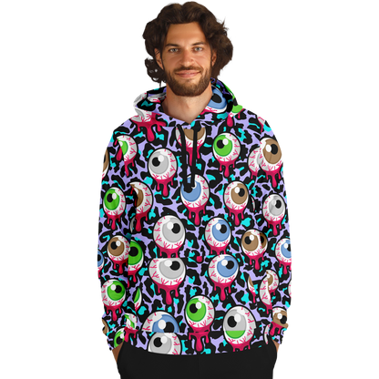 Zombie Hoodie | Bloody Alien Eyeballs, Creepy & Psychedelic