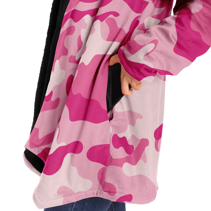 Camo Cloak | Lavender Pink Camouflage | Microfleece